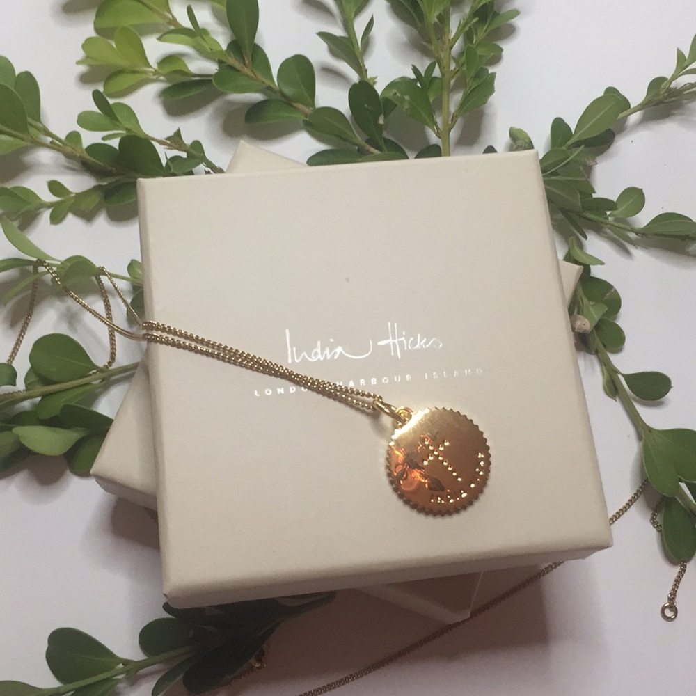 India Hicks Cross Charm and Adjustable Necklace